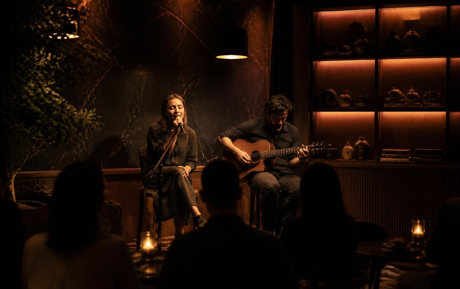 Live acoustic evening at the lounge